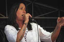 Gesangsauftritt Musikschule Schachtsee-Fest Sängerin beim Schachtseefest Bad Friedrichshall